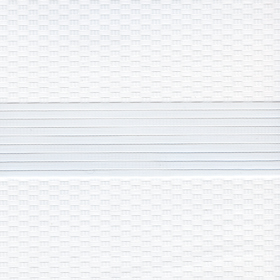 Рулонные шторы день-ночь зебра тетрис 0225 белый, 280 см, фото