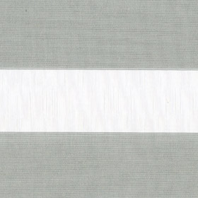 Рулонные шторы день-ночь зебра металлик 1608 св.серый 280 см, фото
