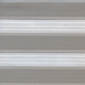 Рулонные шторы день-ночь зебра адажио 1852 серый, 280 см, фото